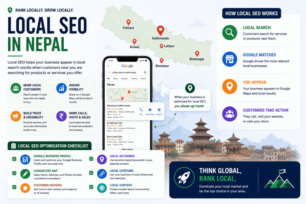 local seo in nepal for business growth and google maps ranking